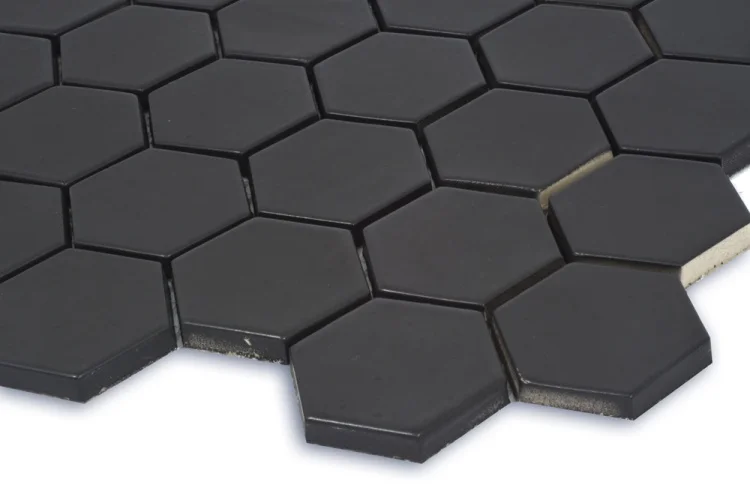 Мозаика керамическая Kotto Ceramica HEXAGON H 6021 Black Mat  295 х 295 х 9