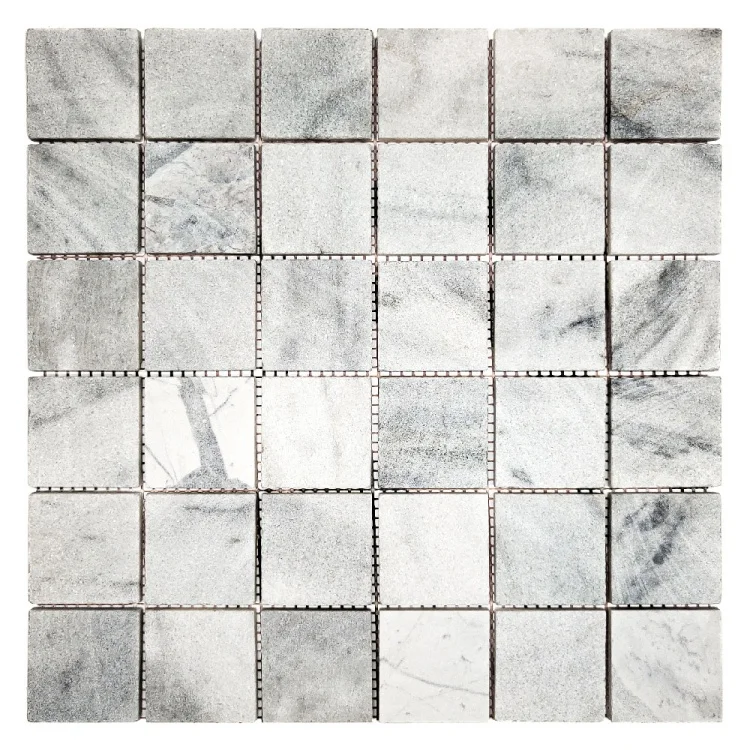 Мозаїка з мармуру Матова МКР-3СН (47x47) White Mix