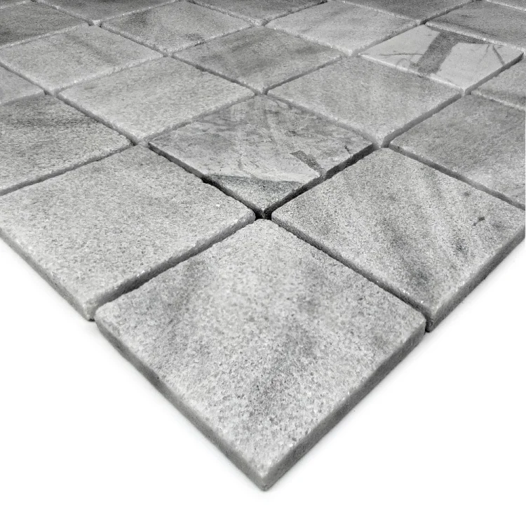 Мозаїка з мармуру Матова МКР-3СН (47x47) White Mix