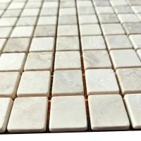 Мозаїка з мармуру Матова МКР-2СВ (23x23) Crema nova + Capuccino