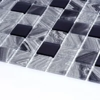 Мозаика стеклянная Kotto Ceramica GMP 0425005 С2 print 3/Black mat   300 x 300 х 4    ( 25 х 25 )
