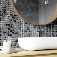 Мозаика стеклянная Kotto Ceramica GMP 0425005 С2 print 3/Black mat   300 x 300 х 4    ( 25 х 25 )