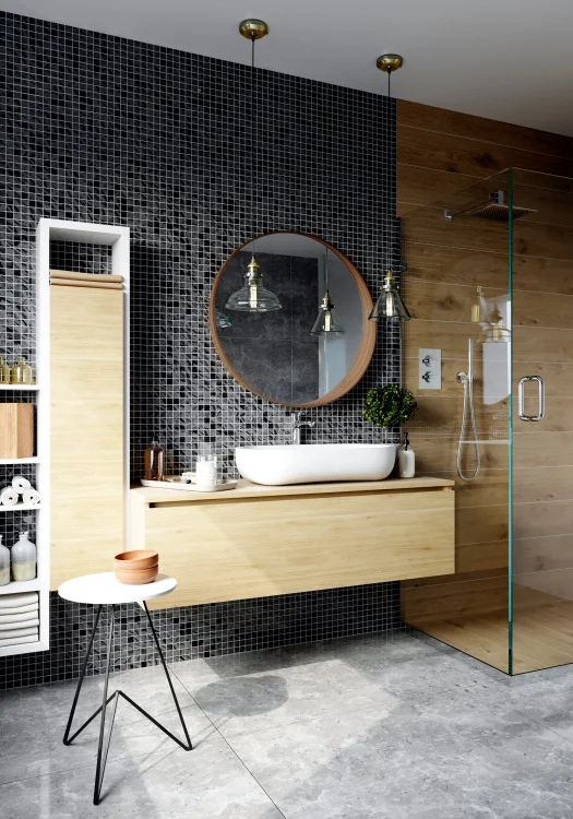 Мозаика стеклянная Kotto Ceramica GMP 0425005 С2 print 3/Black mat   300 x 300 х 4    ( 25 х 25 )