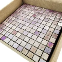 Мозаика стеклянная PINK SURFACE