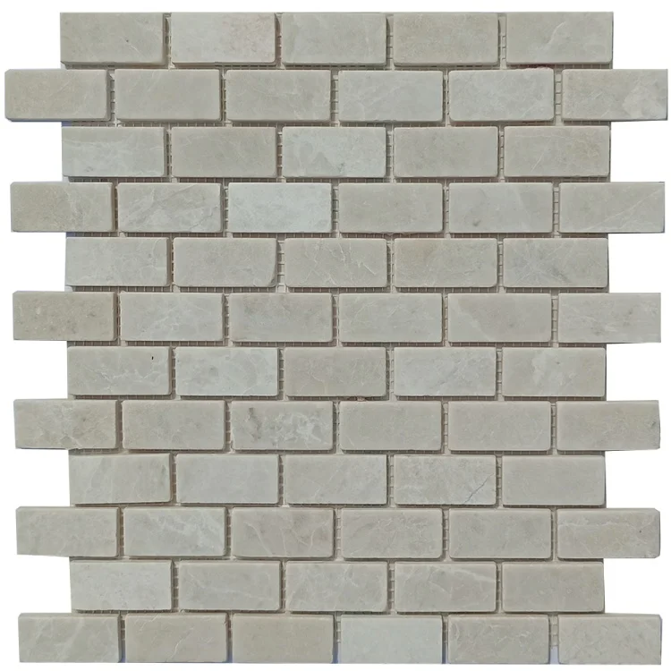 Мозаика из мрамора Матовая МКР-11СВ (47x23) Victoria Beige MB
