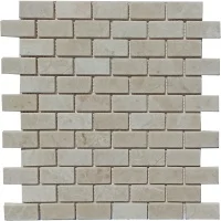 Мозаика из мрамора Матовая МКР-11СВ (47x23) Victoria Beige MB