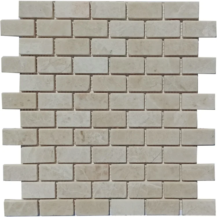 Мозаика из мрамора Матовая МКР-11СВ (47x23) Victoria Beige MB
