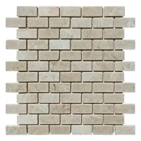 Мозаика из мрамора Матовая МКР-11СВ (47x23) Victoria Beige MB