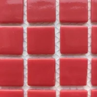 Мозаика из стекла AquaMo MK25121 Red 25x25x4 (317x317) мм глянцевая на сетке