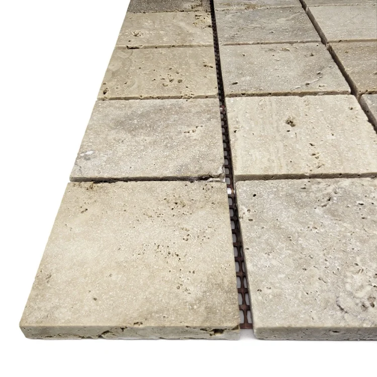 Мозаїка з травертину Матова МКР-3СН (47x47) Travertine Classic