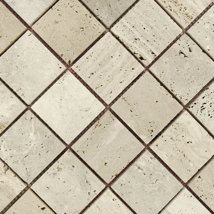 Мозаїка з травертину Матова МКР-3СН (47x47) Travertine Classic