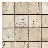 Мозаїка з травертину Матова МКР-3СН (47x47) Travertine Classic
