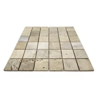 Мозаїка з травертину Матова МКР-3СН (47x47) Travertine Classic