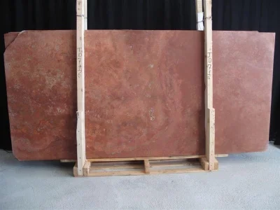 Travertine Persian Red CC, Сляб травертину (сляб) 20мм