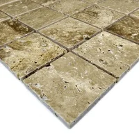 Мозаїка з травертину Полірована МКР-3П (47x47) Travertine Classic