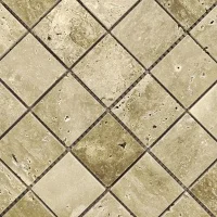 Мозаїка з травертину Полірована МКР-3П (47x47) Travertine Classic