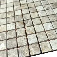 Мозаїка з мармуру Полірована МКР-4П (15x15) Emperador Light G