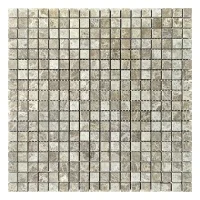 Мозаїка з мармуру Полірована МКР-4П (15x15) Emperador Light G