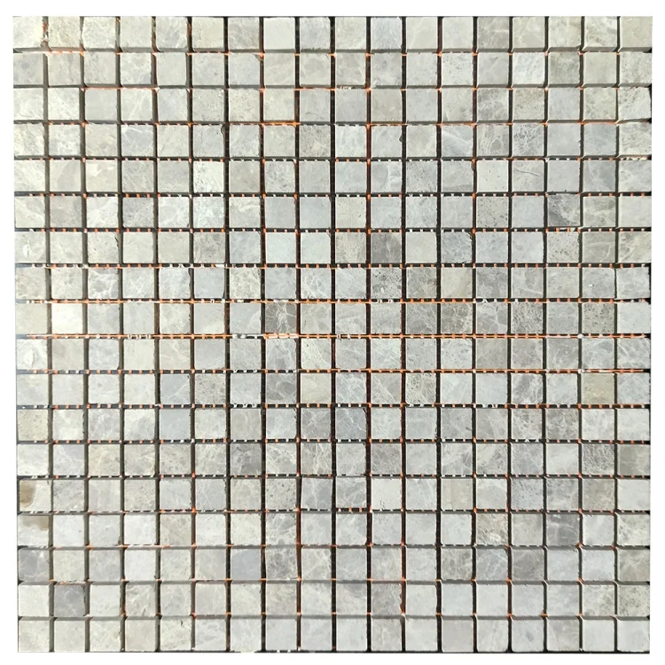 Мозаика из мрамора Матовая МКР-4СН (15x15) Emperador Light G
