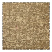 Мозаика из мрамора D-CORE ZM-8810P Emperador Dark 20x20x4 (305x305) мм глянцевая на бумаге
