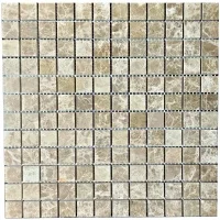 Мозаїка з мармуру Полірована МКР-2П (23x23) Emperador Light D