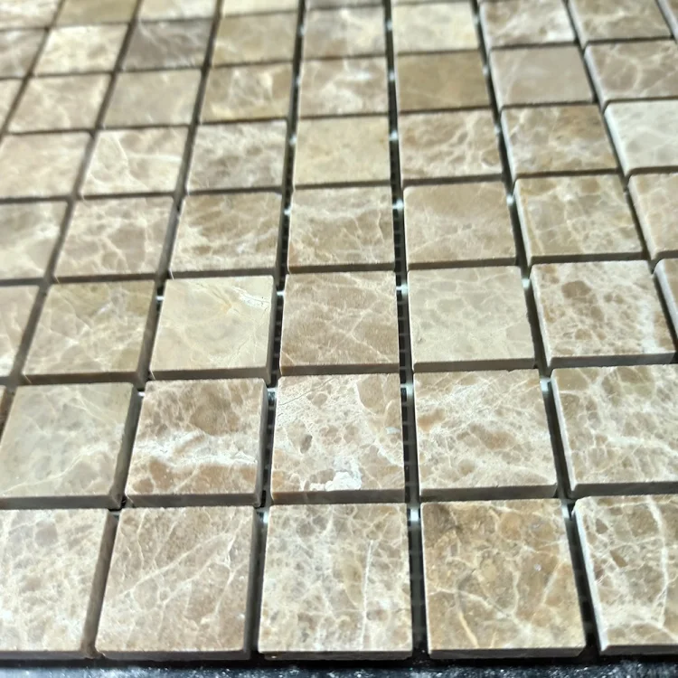 Мозаїка з мармуру Полірована МКР-2П (23x23) Emperador Light D