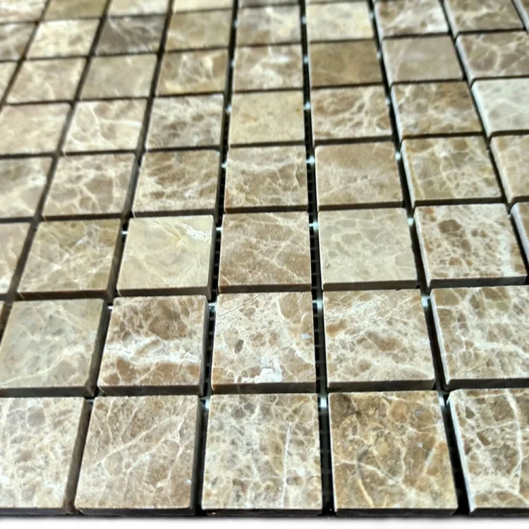 Мозаїка з мармуру Полірована МКР-2П (23x23) Emperador Light D