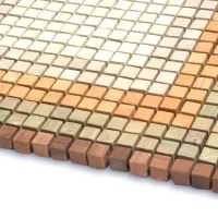 Мозаика из керамогранита Kotto Ceramica MI7 DE 202 Sabbia\Solare\Dorato\Muschiato\Noce 300x300х10 (кубик 10x10)