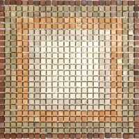 Мозаика из керамогранита Kotto Ceramica MI7 DE 202 Sabbia\Solare\Dorato\Muschiato\Noce 300x300х10 (кубик 10x10)