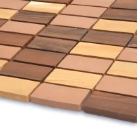 Мозаика из керамогранита Kotto Ceramica MI7 CS 301  Dorato\Focato\Noce ( прямоугольник  2.3 x 4.6 ) 300 x 300