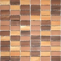Мозаика из керамогранита Kotto Ceramica MI7 CS 301  Dorato\Focato\Noce ( прямоугольник  2.3 x 4.6 ) 300 x 300