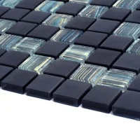 Мозаика стеклянная Kotto Ceramica GMP 0825041 С2 print 40/black mat   300 x 300 х 8   ( 25 х 25 )