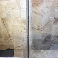 Плитка з травертину Light Filled and Honed 1,2х30,5х45,7 см, бежева матова заповнена шліфована Standart 2-nd ch.