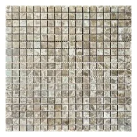 Мозаика из мрамора Полированная МКР-4П (15x15) Emperador Light D