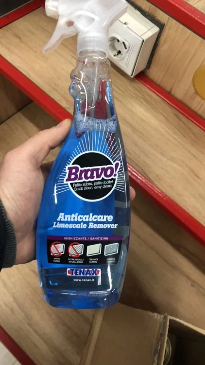Очиститель Tenax Bravo Anticalcare 1 л кислотный от известкового налета на камне керамике стекле