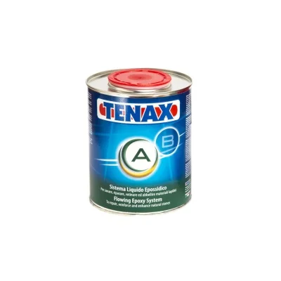 Клей эпоксидный Tenax Resina 6030 прозрачный 5 кг жидкая смола резинатура для ремонта и ламинирования камня