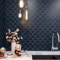 Мозаика керамическая Kotto Ceramica SCALES SC 6008 Steel Blue 240 x 240 x 9 ( 0,037 m.2 )