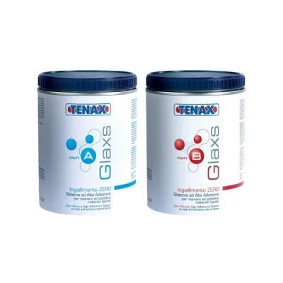 Прозрачный эпоксидный клей для камня Glaxs BM A+B (0.9+0.9 л) TENAX