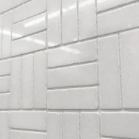 Мозаїка з білого мармуру Thassos Tetris 217