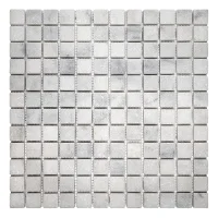 Белая мозаика из мрамора МКР-2СВ 234