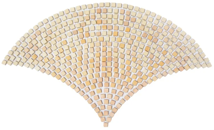 Мозаика из керамогранита Kotto Ceramica MI7 K060201 Italian Fan Ambra/Solare/Beige/Salino 0,084 м2