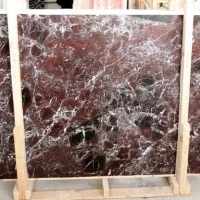 Rosso Levanto Extra, Мраморный слэб (сляб) 20мм