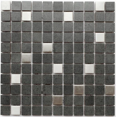 Мозаика керамическая Kotto Ceramica СМ 325027 C2 graphite/metal mat )  300 х 300 х 8   ( 25 х 25 )