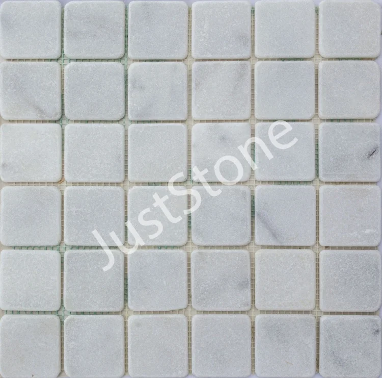 Мозаика из мрамора Матовая МКР-3СВ (47x47) White BI