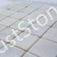 Мозаика из мрамора Матовая МКР-3СВ (47x47) White BI