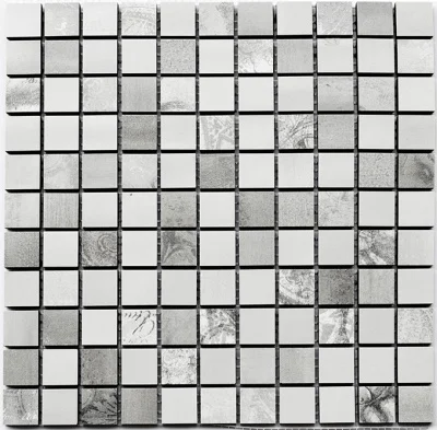 Мозаика керамическая Kotto Ceramica СМ 3021 C3 impresion/gray/white  300 х 300 х 9   ( 25 х 25 )
