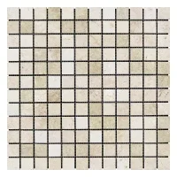 Мозаика из мрамора Полированная МКР-2П (23x23) Beige Mix