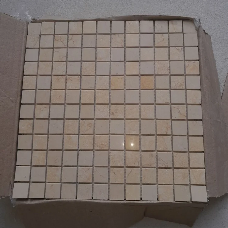 Мозаика из мрамора Полированная МКР-2П (23x23) Beige Mix