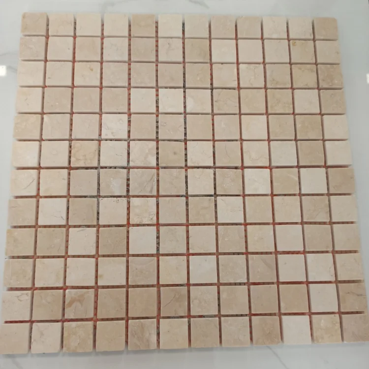 Мозаика из мрамора Полированная МКР-2П (23x23) Beige Mix