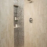 Мозаика зеркальная DecorStoneHub Zs-stik-ZS серебристая с сатином 338х320 мм стик для коридора и ниш